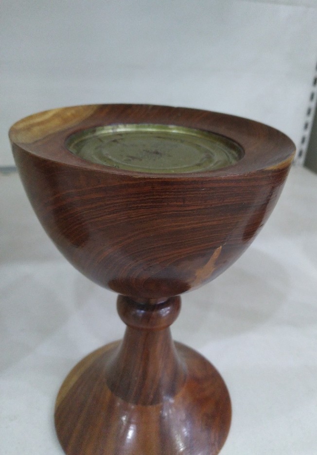 PORTE BOUGIE EN BOIS