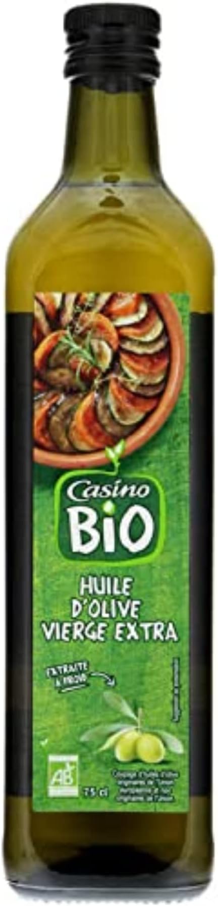 CASINO BIO HUILE D'OLIVE VIERGE EXTRA 75CL