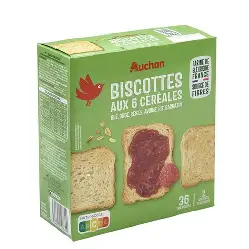 BISCOTTES AUX 6 CEREALES 300G