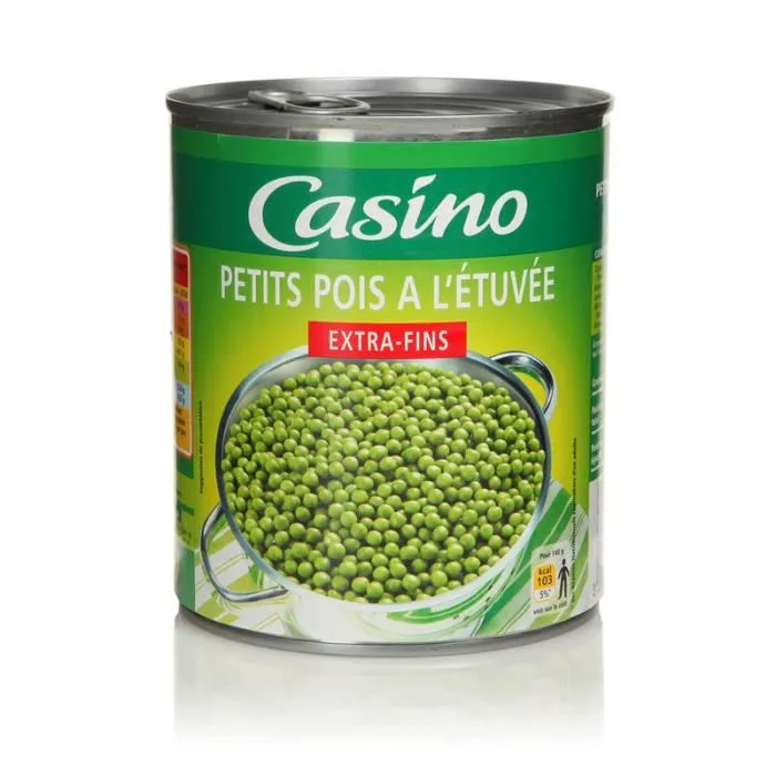 CASINO PETITS POIS EXTRA FINS A L'ETUVEE 560G