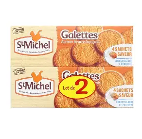 GALETTES AU BON BEURRE ST MICHEL LOT DE 2 PACKS