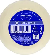 BOL A RASER MONSAVON AU LAIT