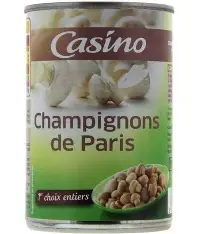 CHAMPIGNONS DE PARIS 1ER CHOIX ENTIERS 390G