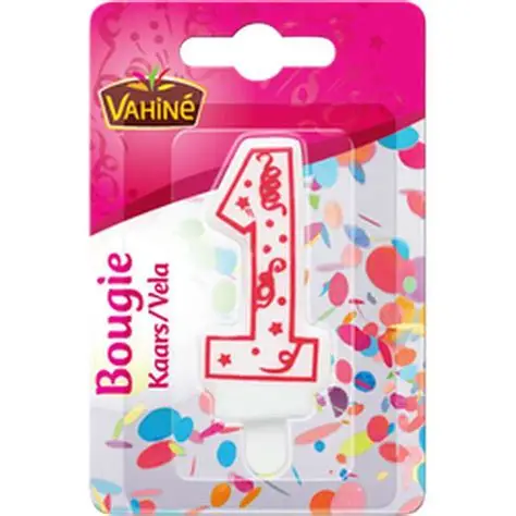 BOUGIE D'ANNIVERSAIRE VAHINE NUMERO