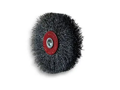 BROSSE DUR AVEC TIGE ROUGE