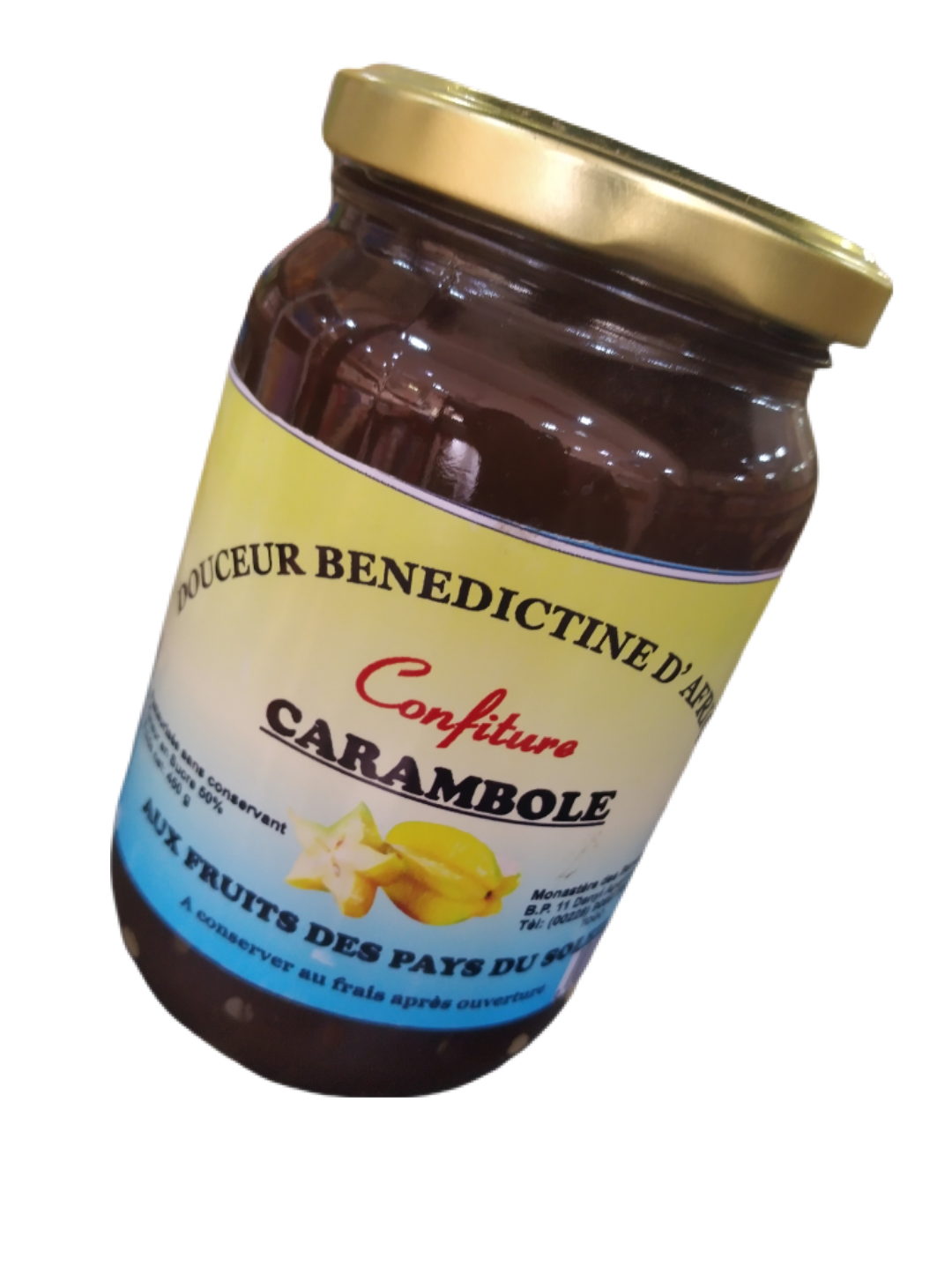 CONFITURE DOUCEUR BENEDICTINE D'AFRIQUE  450G