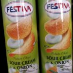 POTATO CHIPS SOUR CREAM&ONION FESTIVA 160G