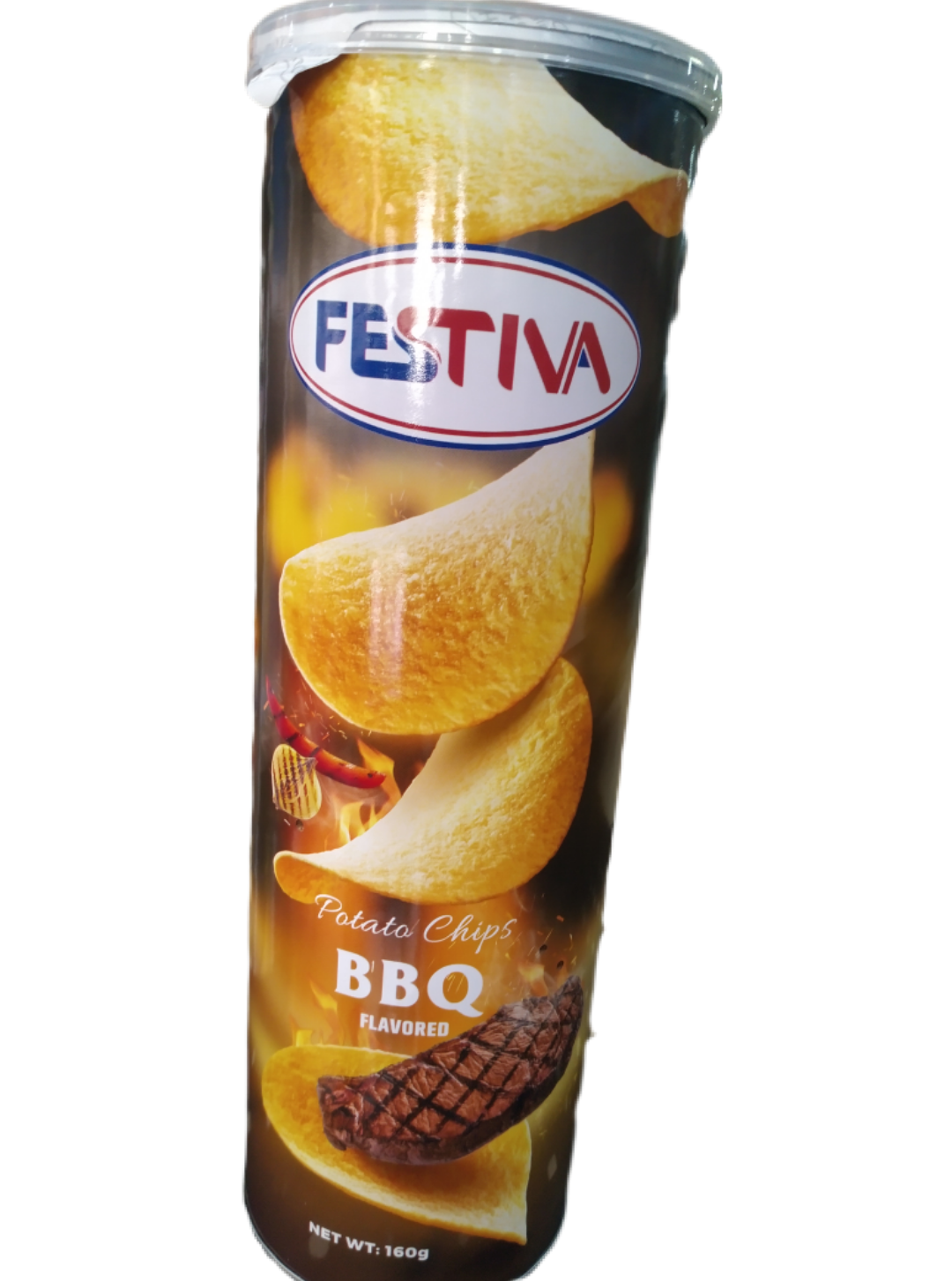 POTATO CHIPS BBQ FESTIVA 160G
