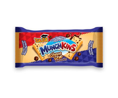 BISCUITS YALE MUNCH KINS CHOCO CHIP 120G