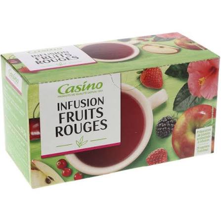 INFUSION SAVEURFRUITS ROUGES CASINO 37,5G